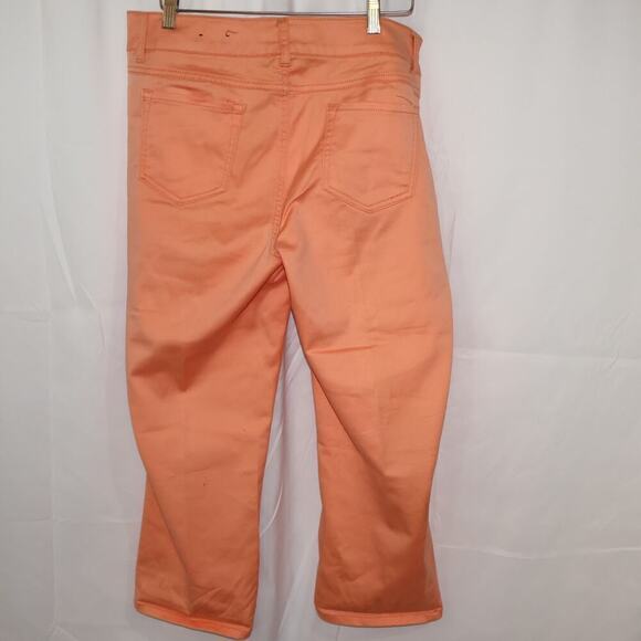 Cato Mango Contemporary Capris Pants Size 16 Front Back Pockets Inseam 23" - Picture 5 of 9